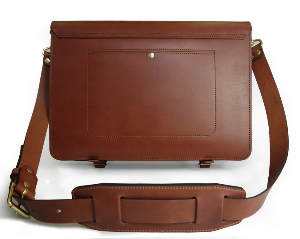 Minimal Messenger Bag, Full-grain Leather Bag