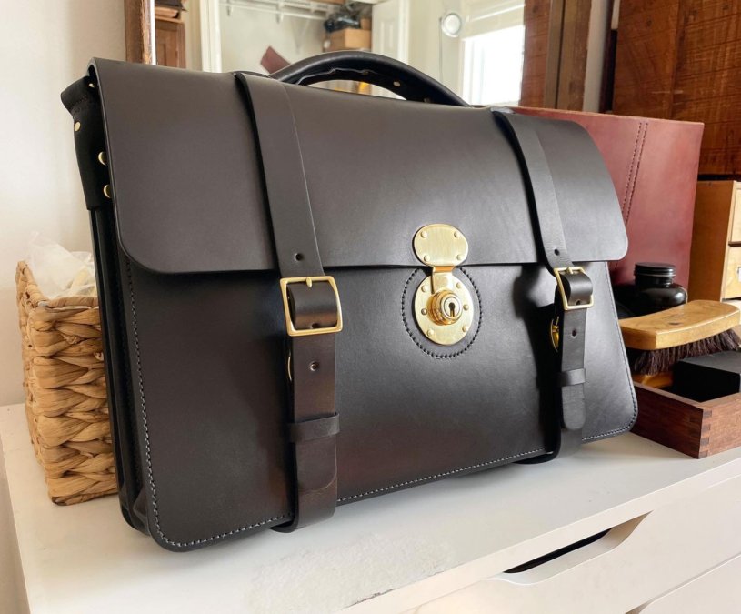 Leather Briefcase, High Quality