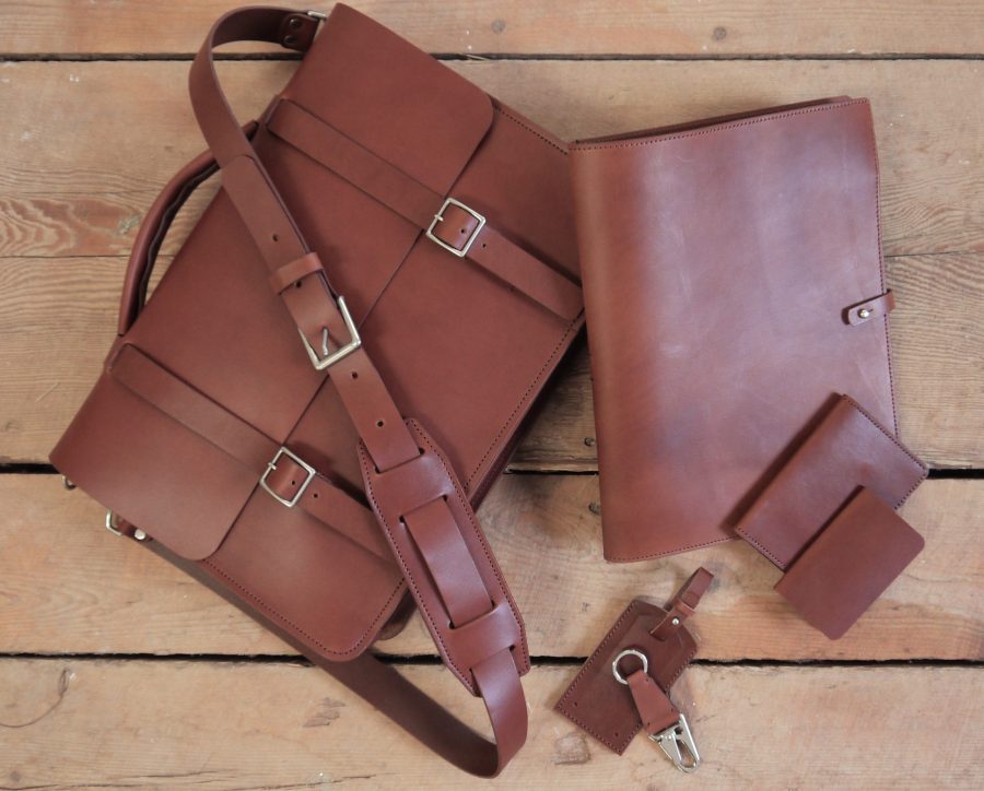 full grain leather goods and custom made items