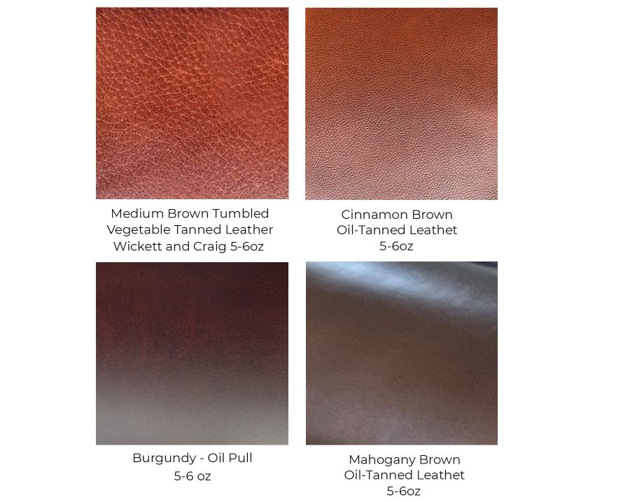 leather swatch samples