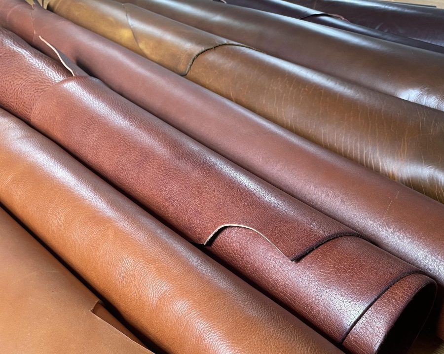 our leather color options