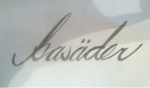 basader early logo sketch